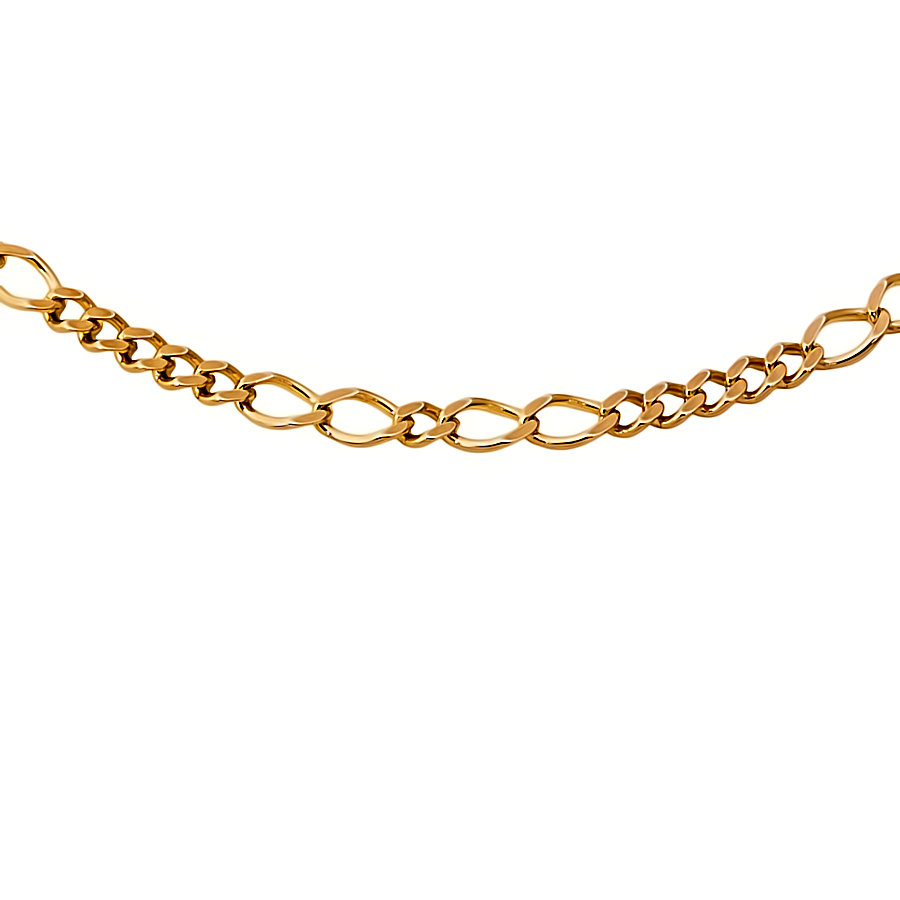 9ct Gold 6.7g 19 inch Figaro Chain